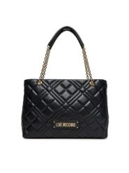 LOVE MOSCHINO Torebka JC4145PP1NLA0000 Czarny. Czarne torebki klasyczne Love Moschino, bez wzorów, ze skóry, bez dodatków. Za 1,019.00 zł.