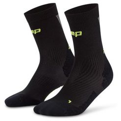 Skarpetki uciskowe do kostek CEP Compression Core Run Ultralight. Czarne skarpety CEP, bez wzorów, z materiału. Za 79.00 zł.