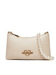 LOVE MOSCHINO Torebka JC4351PP0LKT0110 Écru. Torebki klasyczne Love Moschino, bez wzorów, ze skóry, bez dodatków. Za 429.99 zł.