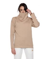 Bluza na co dzień na siłownię. Brązowe bluzy LEONE 1947 APPAREL, na zimę, s, bez wzorów, z polaru, bez kaptura. Za 328.38 zł.