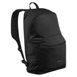 Plecak turystyczny Quechua Escape NH100 17 litrów. Czarne plecaki QUECHUA, bez wzorów, z materiału. Za 29.99 zł.