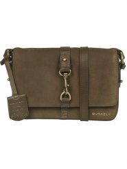 Burkely Skórzana torebka "Soul Sem" w kolorze khaki - 21 x 13,5 x 4 cm rozmiar: onesize. Brązowe torby na ramię Burkely, bez wzorów, z materiału, na ramię, bez dodatków. Za 185.32 zł.