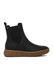 Go Soft Sztyblety CEO-WS5586-07 Czarny. Czarne botki GO SOFT, bez wzorów, z materiału, bez obcasa, na płaskiej podeszwie, bez zapięcia. Za 179.99 zł.