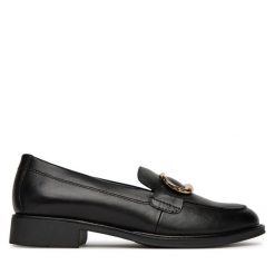 Lordsy MEXX. Czarne lordsy Mexx, bez wzorów, bez obcasa, bez zapięcia. Za 139.99 zł.