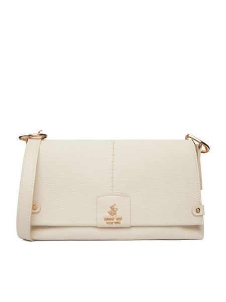 Beverly Hills Polo Club Torebka CEO-BHPC-C-019-09 Écru. Listonoszki Beverly Hills Polo Club, bez wzorów, z materiału, bez dodatków. Za 219.99 zł.