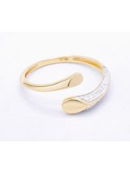 DIAMANTA Złoty pierścionek "Aenor" z diamentami rozmiar: 52. Żółte pierścionki DIAMANTA, z diamentem, złote. Za 1,296.99 zł.