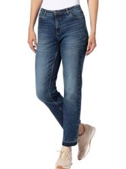 Heine Dżinsy - Regular fit - w kolorze granatowym rozmiar: 38. Niebieskie jeansy Heine, bez wzorów. Za 59.95 zł.