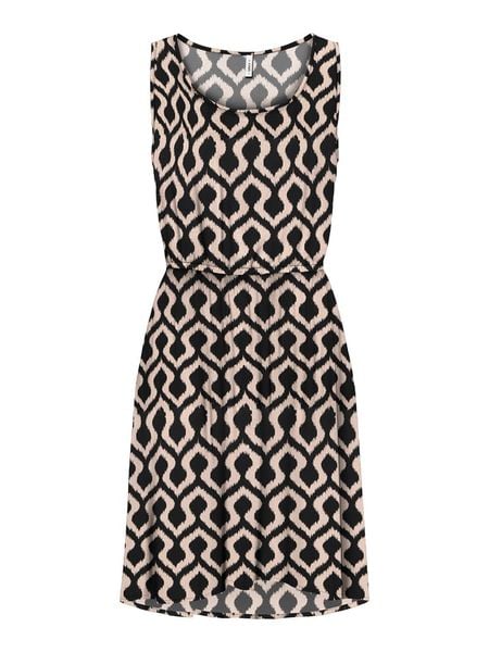 ONLY Sukienka w kolorze czarnym rozmiar: XL. Czarne sukienki Only, xl, bez wzorów, z wiskozy, bez kołnierzyka, bez ramiączek, mini. Za 90.95 zł.