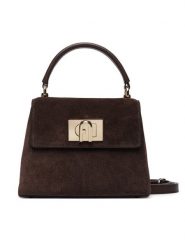 Furla Torebka 1927 WB00109 U10000 4286S Brązowy ciemny. Brązowe torebki klasyczne Furla, bez wzorów, ze skóry, bez dodatków. Za 1,779.00 zł.