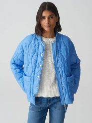 OPUS Kurtka przejściowa w kolorze niebieskim rozmiar: 38. Niebieskie kurtki Opus, bez wzorów, bez kaptura. Za 217.99 zł.