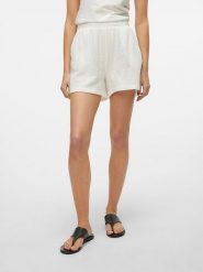Vero Moda Szorty w kolorze białym rozmiar: M. Białe szorty Vero Moda, bez wzorów, z bawełny. Za 74.95 zł.