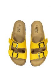 CMP Klapki "Thalitha" w kolorze żółtym rozmiar: 40. Żółte klapki CMP, bez wzorów, z otwartym noskiem, bez obcasa. Za 106.95 zł.