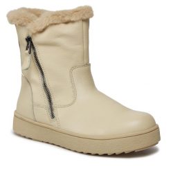 Botki Caprice. Brązowe botki Caprice, bez wzorów, bez obcasa, na płaskiej podeszwie, bez zapięcia. Za 589.99 zł.