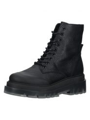 Steve Madden Skórzane botki w kolorze czarnym rozmiar: 37. Czarne botki Steve Madden, bez wzorów, bez obcasa, bez zapięcia. Za 287.35 zł.