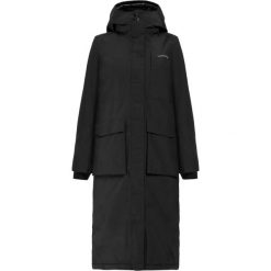 Długa parka damska Didriksons Leya. Czarne parki Didriksons, l, eleganckie, bez kaptura. Za 1,303.15 zł.