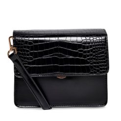 Torebka ONLY. Czarne listonoszki Only, bez wzorów, bez dodatków. Za 119.99 zł.