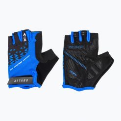 Rękawiczki rowerowe ATTABO Vito. Niebieskie rękawiczki ATTABO, bez wzorów, sportowe. Za 69.99 zł.