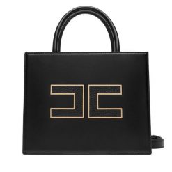 Torebka Elisabetta Franchi. Czarne torebki klasyczne Elisabetta Franchi, bez wzorów, bez dodatków. Za 1,649.00 zł.
