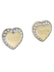 Guess Kolczyki JUBE01 427JW Złoty. Żółte kolczyki Guess, złote. Za 119.99 zł.