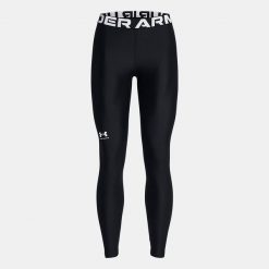 Legginsy treningowe damskie UNDER ARMOUR szybkoschnące termoaktywne. Czarne legginsy Under Armour, s, bez wzorów, do biegania. Za 137.00 zł.