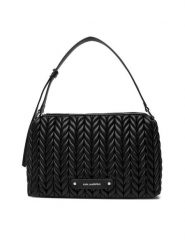 KARL LAGERFELD Torebka A4W30072 Czarny. Czarne torebki klasyczne KARL LAGERFELD, bez wzorów, ze skóry, bez dodatków. Za 879.99 zł.