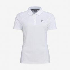 Koszulka polo damska CLUB 22 Tech. Białe koszulki polo Head, xl, bez wzorów, z poliesteru, bez kołnierzyka, bez ramiączek. Za 298.00 zł.