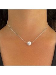 Les Petites Précieuses Srebrny naszyjnik z elementem ozdobnym - dł. 40 cm rozmiar: onesize. Szare naszyjniki Les Petites Précieuses, srebrne. Za 148.96 zł.