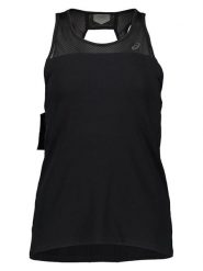 Asics Top sportowy w kolorze czarnym rozmiar: L. Czarne koszulki sportowe Asics, bez wzorów, z materiału, bez ramiączek, outdoorowe. Za 78.10 zł.