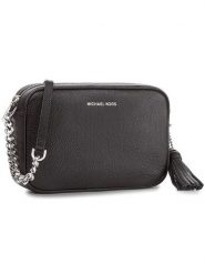 MICHAEL Michael Kors Torebka Ginny 32F7SGNM8L Czarny. Czarne torebki klasyczne MICHAEL Michael Kors, bez wzorów, ze skóry, bez dodatków. Za 739.99 zł.