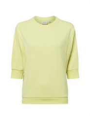 Comma casual identity bluza z krótkim rękawem Kobiety żółty, 40. Żółte bluzy comma casual identity, bez wzorów, prążkowane, bez kaptura. Za 349.95 zł.
