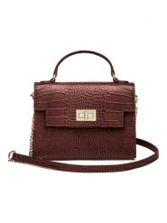 CXL by Christian Lacroix Skórzana torebka "Monceau" w kolorze brązowym - 21 x 15 x 9 cm rozmiar: onesize. Brązowe torebki klasyczne CXL by Christian Lacroix, bez wzorów, z materiału, przez ramię, bez dodatków. Za 347.99 zł.