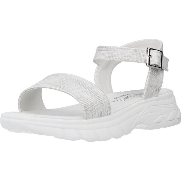 Sandały CONGUITOS LV553003 Srebrny. Szare sandały CONGUITOS, bez wzorów, ze skóry, sportowe, bez obcasa, bez zapięcia. Za 105.99 zł.