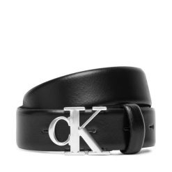 Pasek Damski Calvin Klein. Czarne paski Calvin Klein, bez wzorów. Za 259.99 zł.
