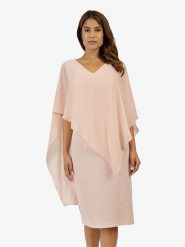 APART Sukienka w kolorze beżowym rozmiar: 40. Brązowe sukienki Apart, na co dzień, bez wzorów, z asymetrycznym kołnierzem, bez ramiączek, midi, asymetryczne. Za 187.99 zł.