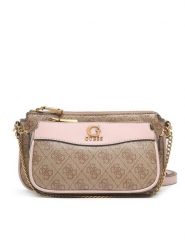 Guess Torebka Nell Logo (SB) Mini Bags HWSB87 35700 Brązowy. Brązowe torebki klasyczne Guess, z aplikacjami, ze skóry, bez dodatków. Za 599.99 zł.