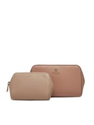 Furla Kosmetyczka Camelia M WE00453 ARE000 3786S Różowy. Czerwone kufry i kosmetyczki Furla, bez wzorów, ze skóry, bez dodatków. Za 489.99 zł.