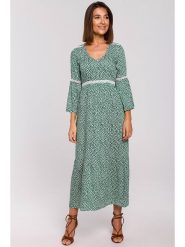 Stylove Sukienka w kolorze zielonym rozmiar: L. Zielone sukienki Stylove, l, bez wzorów, z koronki, bez kołnierzyka, bez ramiączek, maxi. Za 192.79 zł.