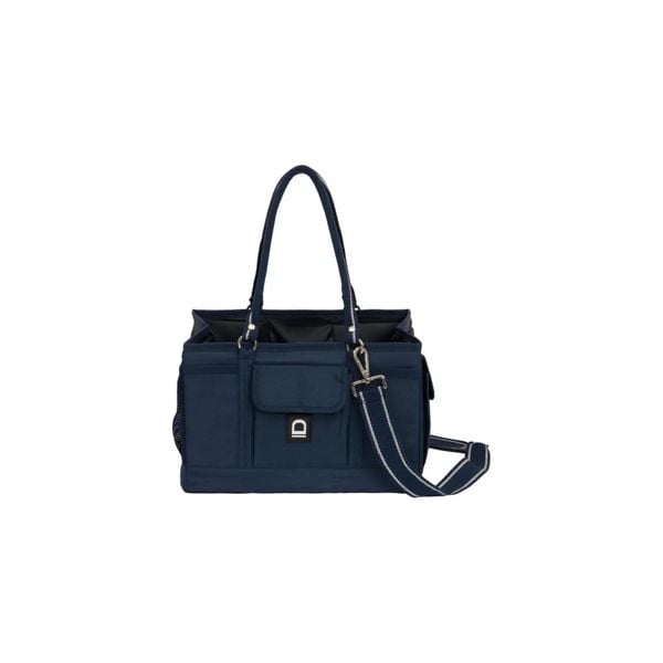 Torba do groomingu Equipage Squared. Niebieskie torby na ramię EQUIPAGE, bez wzorów, z gumy, na ramię, bez dodatków. Za 221.00 zł.