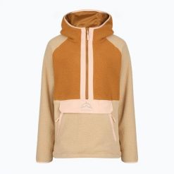 Bluza polarowa damska KADVA RODIA WMNS. Brązowe bluzy KADVA, m, bez wzorów, z dzianiny, bez kaptura. Za 189.99 zł.
