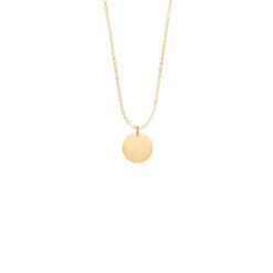 Naszyjnik z medalikiem 1 cm ze złota próby 585. Żółte naszyjniki Lilou, złote. Za 1,996.00 zł.