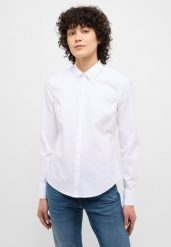 MUSTANG ALLEGHENY DAMSKA KOSZULA NA GUZIKI ELEGANCKA GENERAL WHITE 1015418 2045. Białe koszule Mustang, xs, bez wzorów, eleganckie, bez kołnierzyka, bez ramiączek. Za 159.99 zł.
