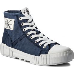 Trampki CALVIN KLEIN JEANS - Bixi R8817 Steel Blue. Niebieskie trampki Calvin Klein Jeans, bez wzorów, z jeansu, za kostkę, bez zapięcia. W wyprzedaży za 339.00 zł.