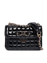 Guess Torebka Nadira Mini HWQT84 24780 Czarny. Czarne torebki klasyczne Guess, z aplikacjami, ze skóry, bez dodatków. Za 589.99 zł.