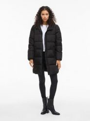 Vila Płaszcz zimowy "Vikarla" w kolorze czarnym rozmiar: 40. Czarne płaszcze Vila, na zimę, bez wzorów, bez kaptura. Za 139.87 zł.