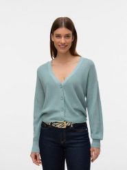 Vero Moda Kardigan w kolorze błękitnym rozmiar: L. Niebieskie kardigany Vero Moda, l, bez wzorów, z wiskozy. Za 105.95 zł.
