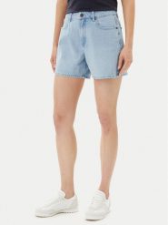 Volcom Szorty jeansowe Stoned B2012500 Niebieski Boyfriend Fit. Niebieskie szorty Volcom, bez wzorów, z bawełny. Za 219.99 zł.