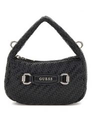 Guess Torebka w kolorze czarnym - 18 x 11 x 6 cm rozmiar: onesize. Czarne torby na ramię Guess, z aplikacjami, z materiału, na ramię, bez dodatków. Za 391.99 zł.