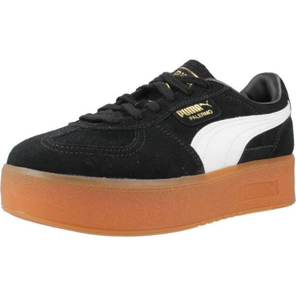 Buty PUMA YELLOW PALERMO ELEVATA Czarny. Czarne trekkingi Puma, z materiału, trekkingowe. Za 428.25 zł.
