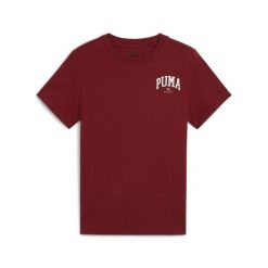 Puma Koszulka Squad Small Graphic 68277313. Czerwone bluzki Puma, bez wzorów, sportowe, bez kołnierzyka, bez ramiączek. Za 73.99 zł.