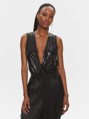 Pinko Body Sassalloro Body. 102863 Y5RA Czarny Slim Fit. Czarne body Pinko, xs, bez wzorów, z syntetyku. Za 319.99 zł.